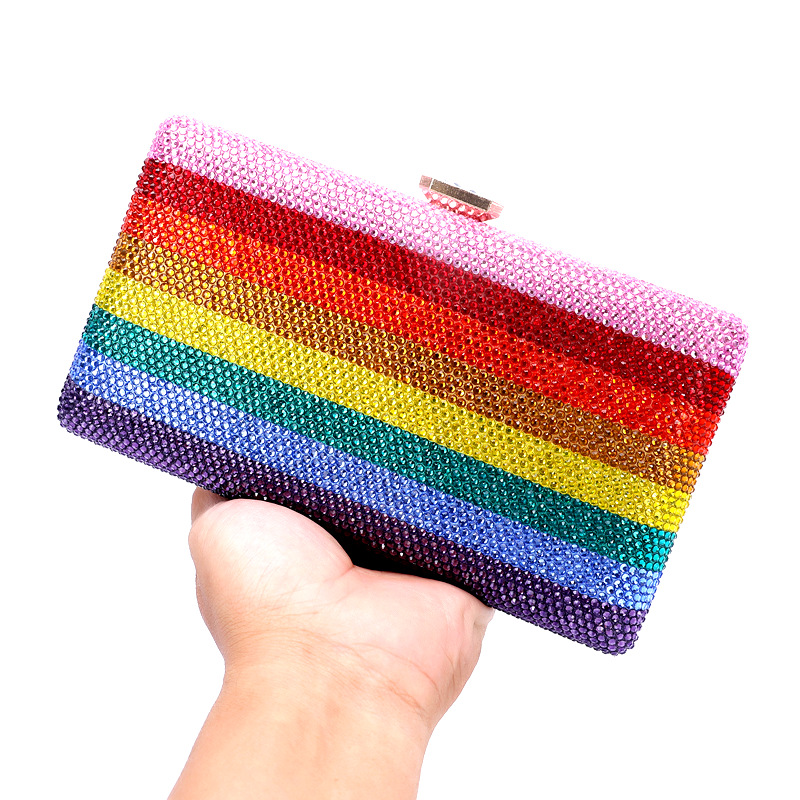 Interior Design Ai Free - Rainbow Hand Carry Evening Dinner Bag