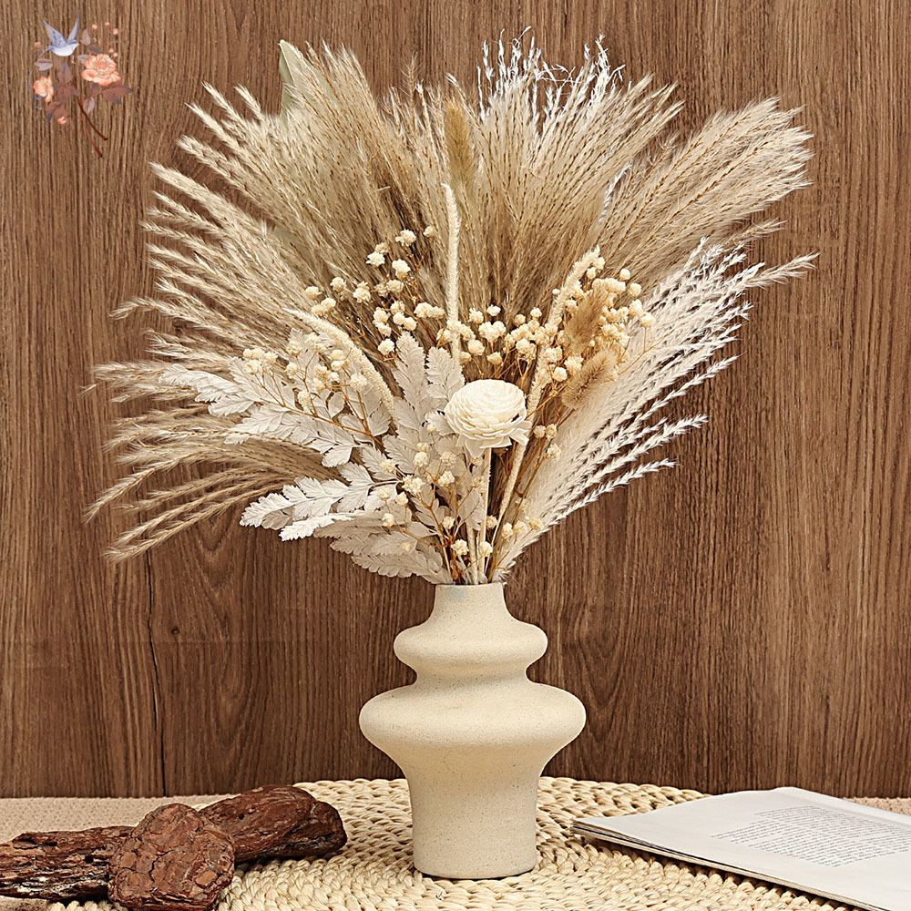 40 Pieces Dried Pampas Reeds P - đánh giá và giá Dried Pampas Bundle