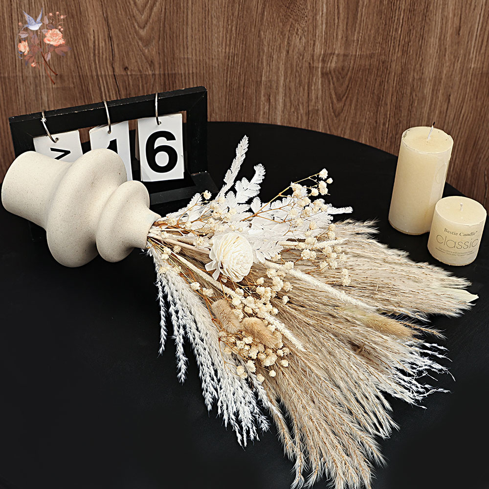 40 Pieces Dried Pampas Reeds P - đánh giá và giá Dried Pampas Bundle