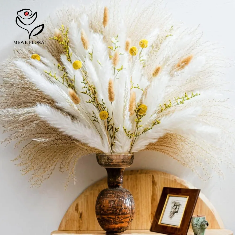 90 Pieces Pampas Grass Reeds B - đánh giá và giá Dried Pampas Bundle