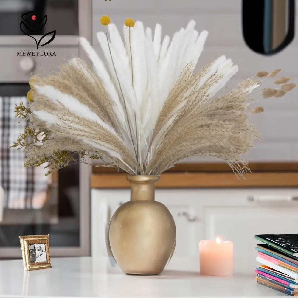 90 Pieces Pampas Grass Reeds B - đánh giá và giá Dried Pampas Bundle