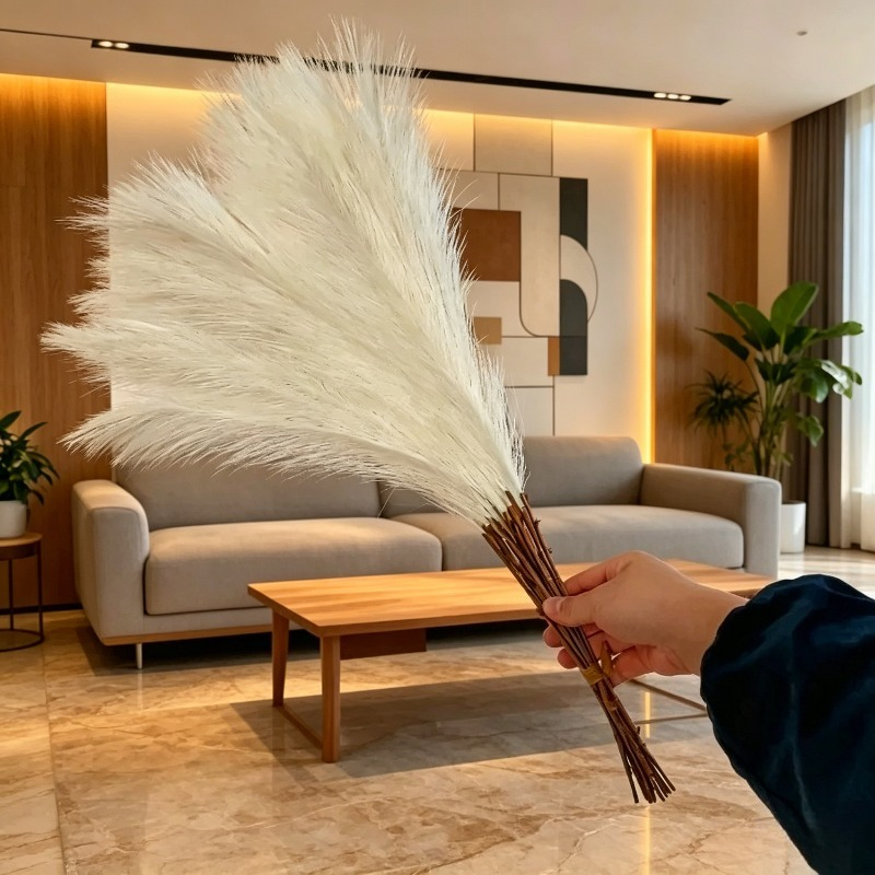 Faux Pampas Grass Bundle Fluff - đánh giá và giá Dried Pampas Bundle
