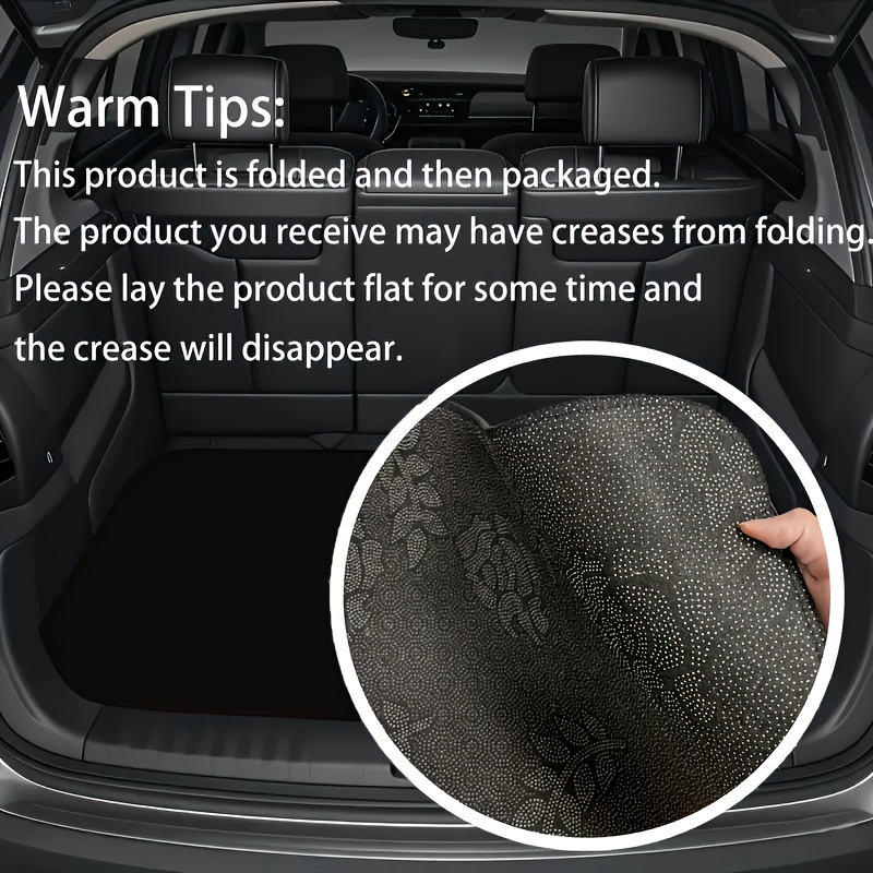 1pc Car Trunk Mat, 2D Graphic  - đánh giá và giá Interior Design Graphic Design