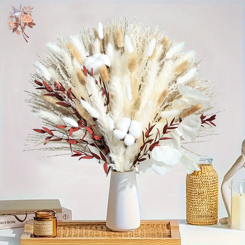 70pcs Dried Pampas Flowers Bou - đánh giá và giá Dried Pampas Bundle